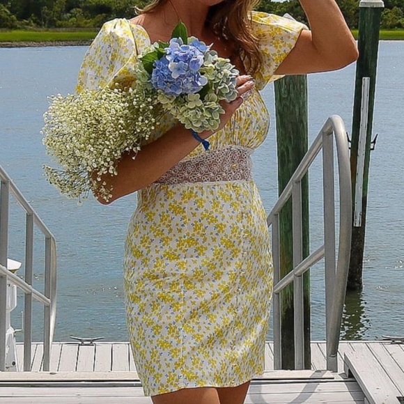 for Love and Lemons FL&L Daffodil Mini Dress S EUC - Picture 3 of 16